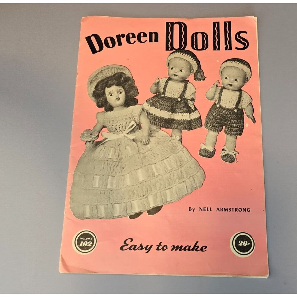Doreen Dolls Book Neil Armstrong Volume 102 Knitting 12th Edition 1951 Direction